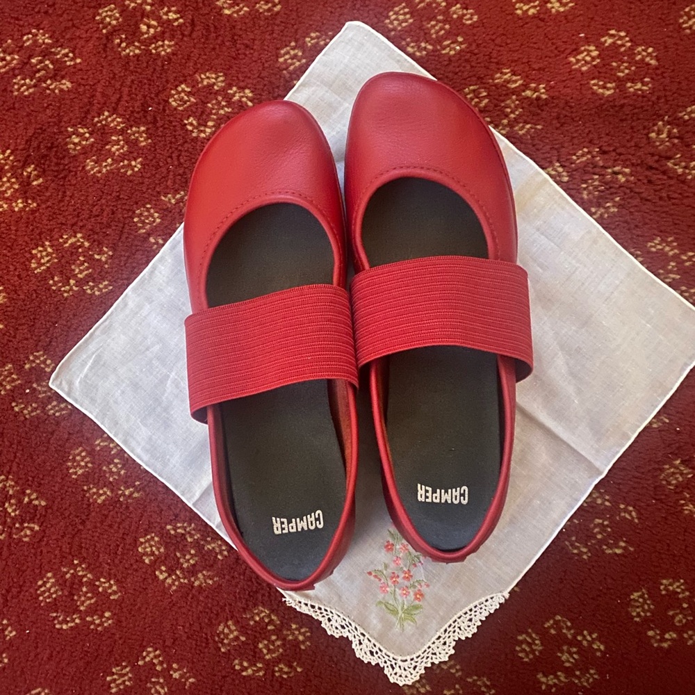 Camper Red Women's Flats